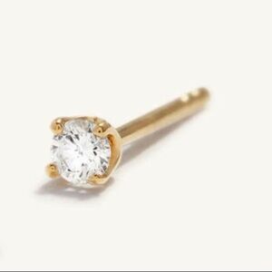 Mejuri Single Diamond Mini Stud